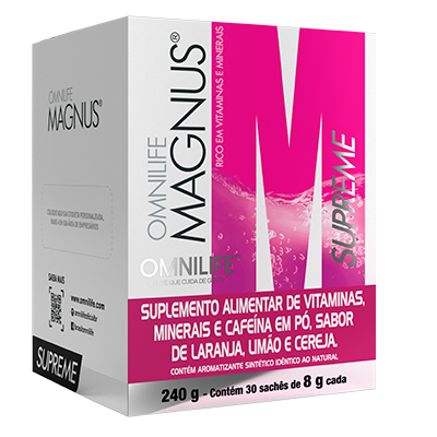Magnus Supreme Omnilife - Suplemento nutricional para energia, vitalidade e performance física