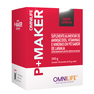 P+Maker Omnilife - Suplemento com proteína para fortalecimento muscular e saúde articular